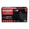 Gloveworks By Ammex Disposable Gloves, 6 mil Palm, Nitrile, Diamond Texture, Powder-Free, M, 1000 PK, Black GWBN44100 - alternate 1